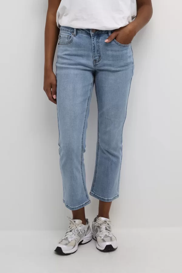 Sinem Jeans Cropped – Light Blue Denim