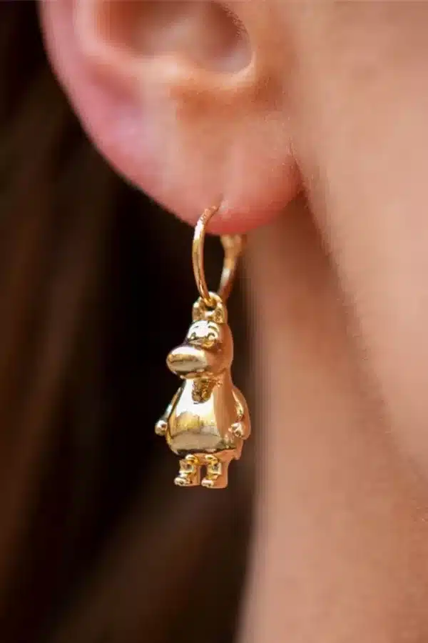 Moomin Charm Örhängen – Guld