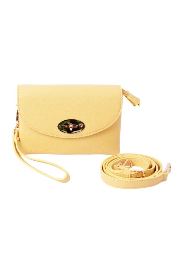 Danielle Clutch med axelrem - Gul - Bild 2