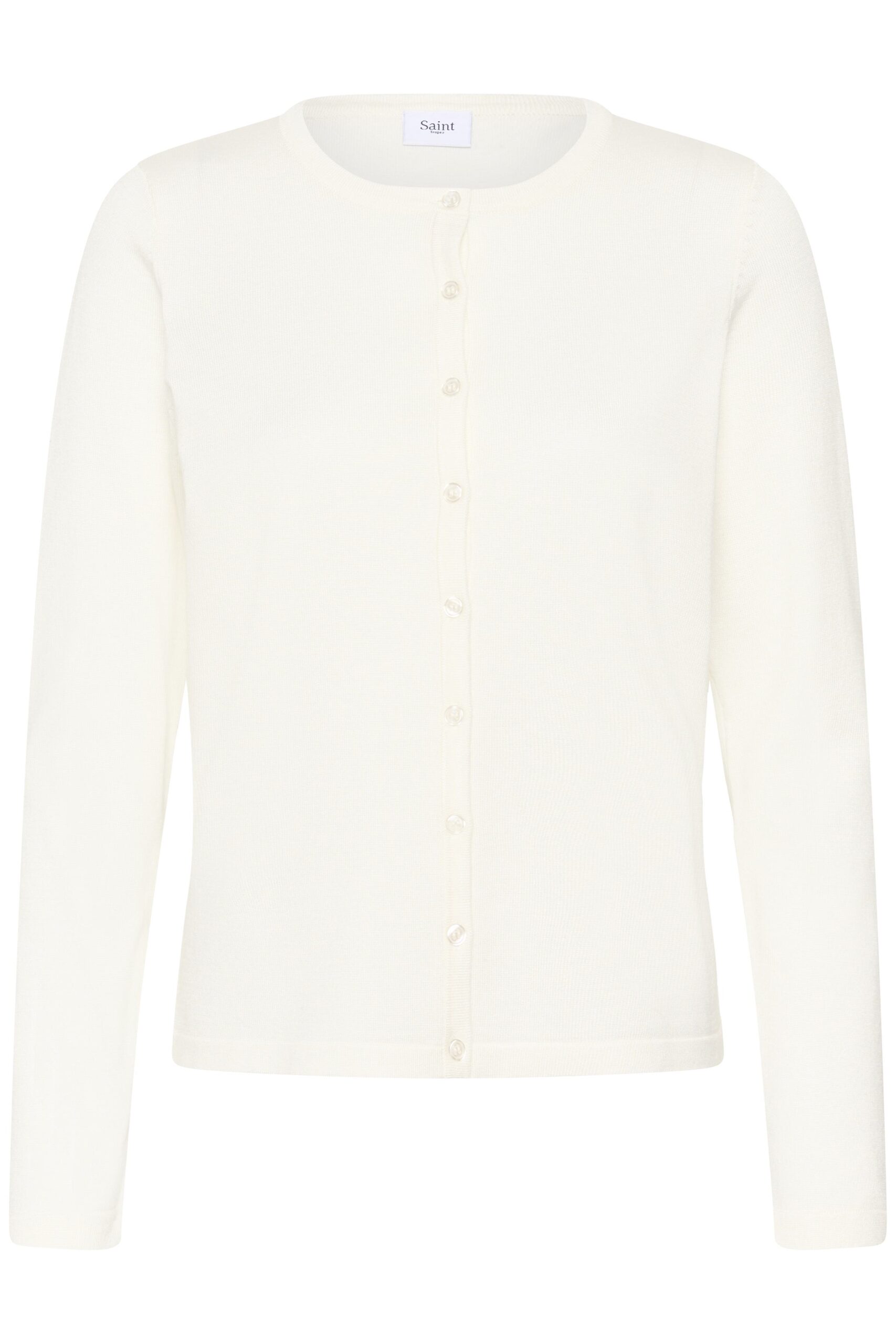 Mila R-neck Cardigan - Ice - Bild 4