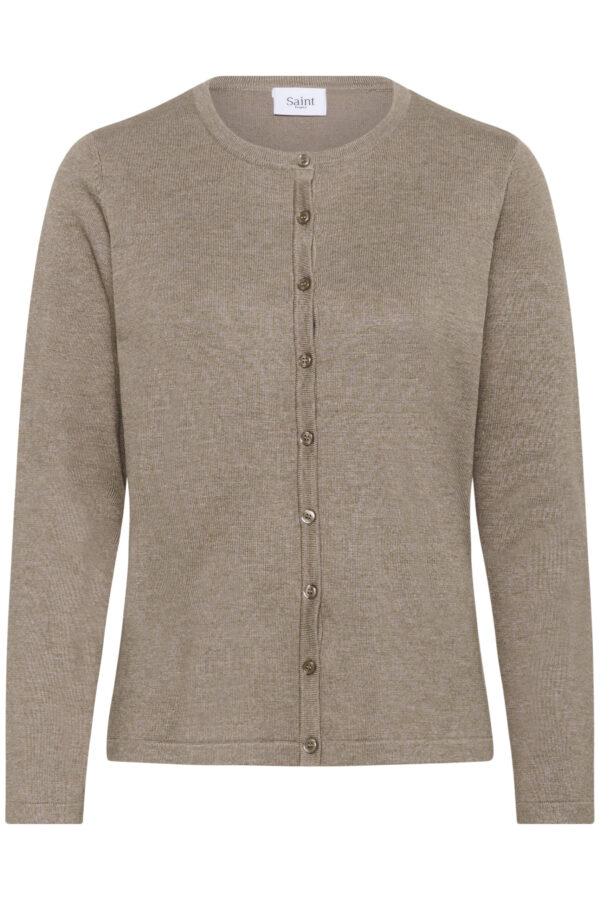 Mila R-neck Cardigan – Atmos Melange