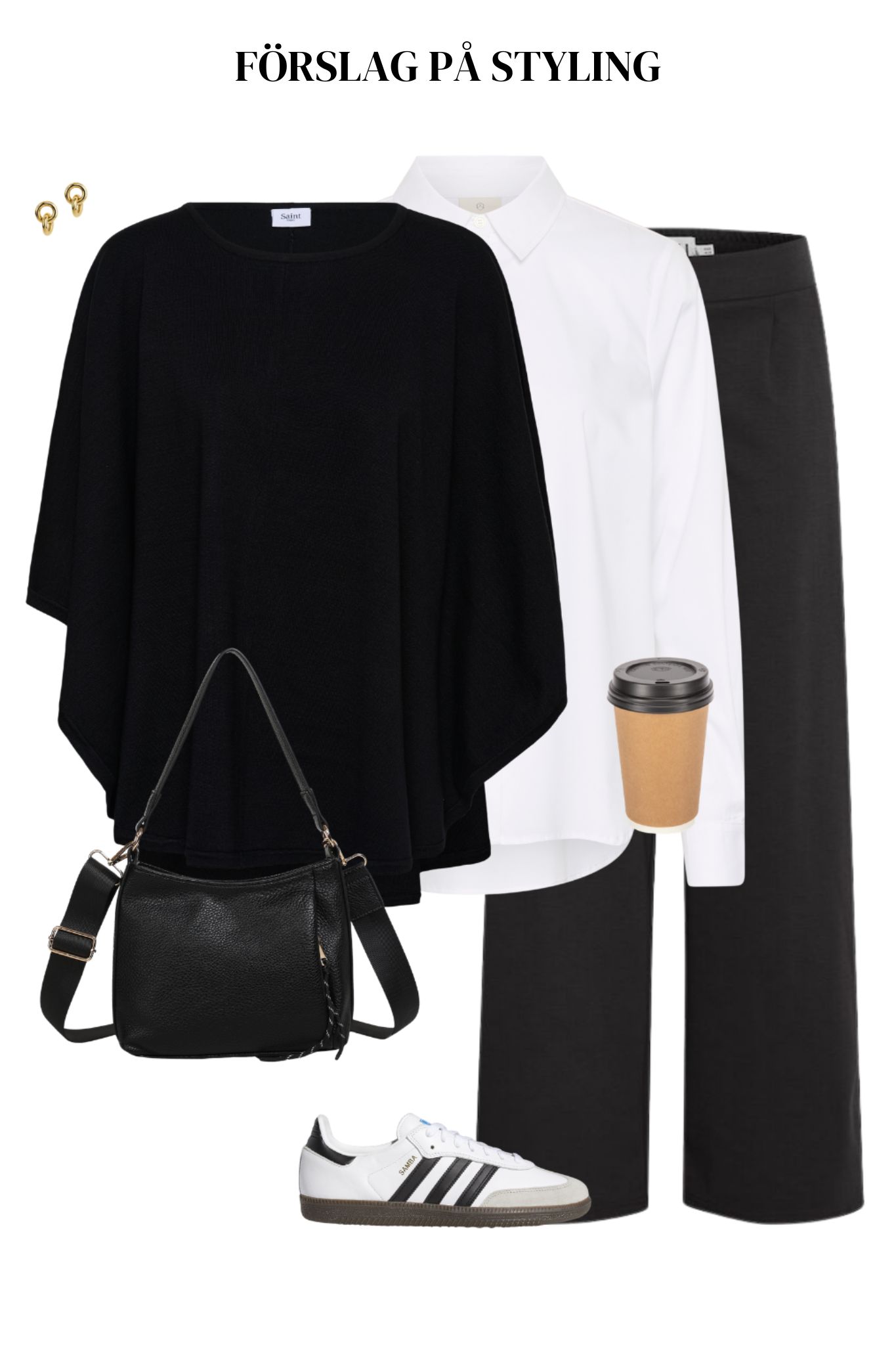 Billi Poncho - Svart - Bild 8