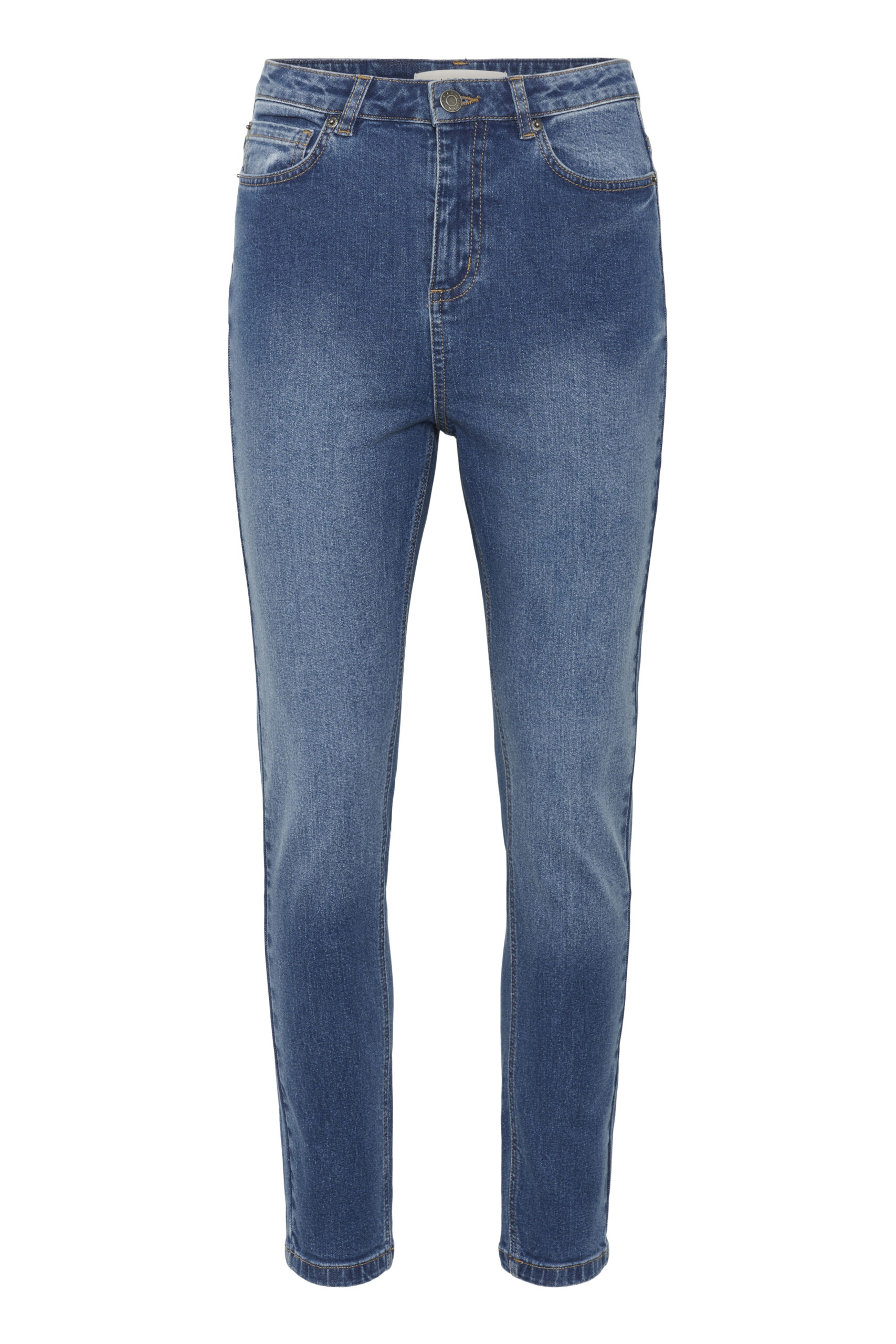 Willow HW Slim Fit Jeans - Medium Blue Denim - Bild 5