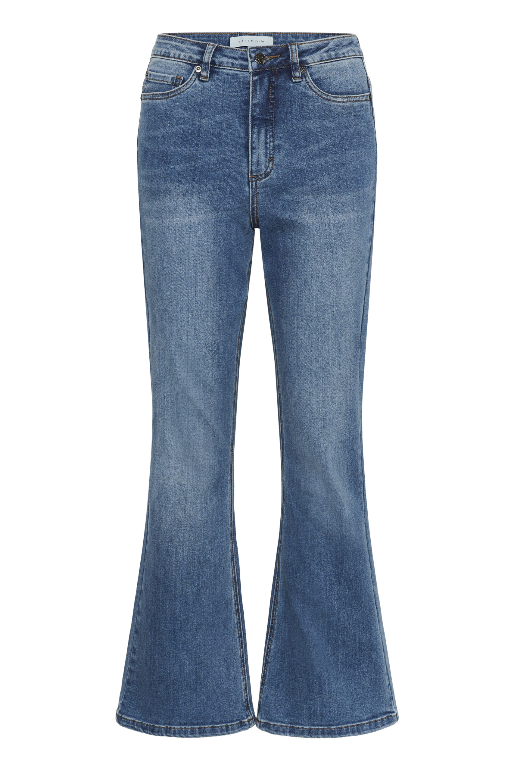 Forest HW Flared Jeans - Medium Blue Denim - Bild 5