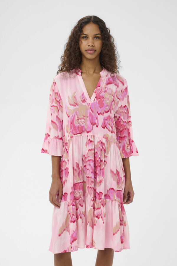 Eda Klänning – Poppy Shaded Flower