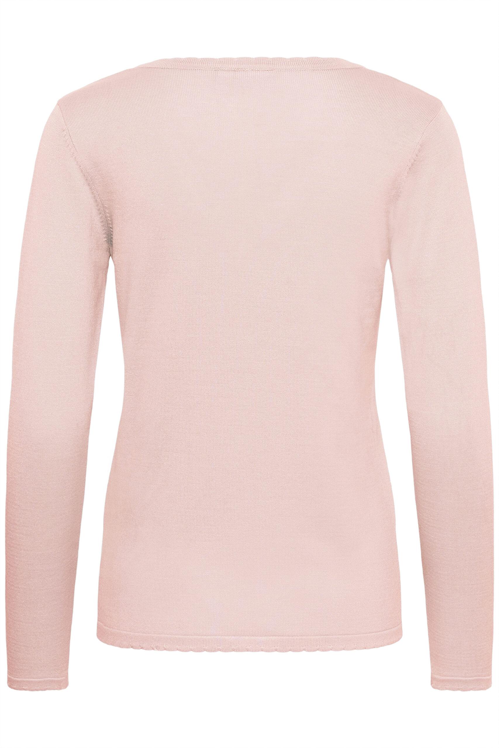 Mila V-Neck Tröja - Chalk Pink - Bild 5