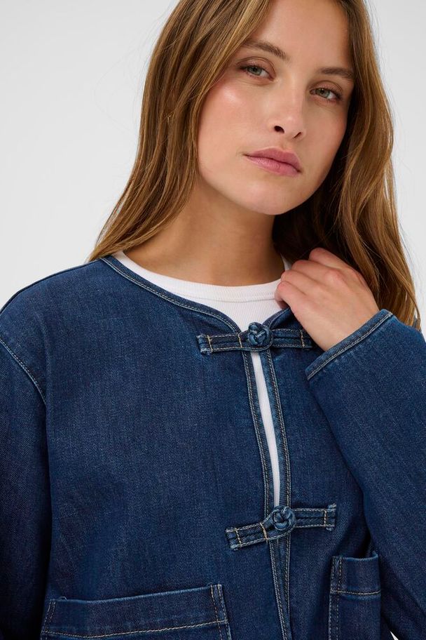Oivy Jeansjacka - Medium Blue Denim - Bild 6