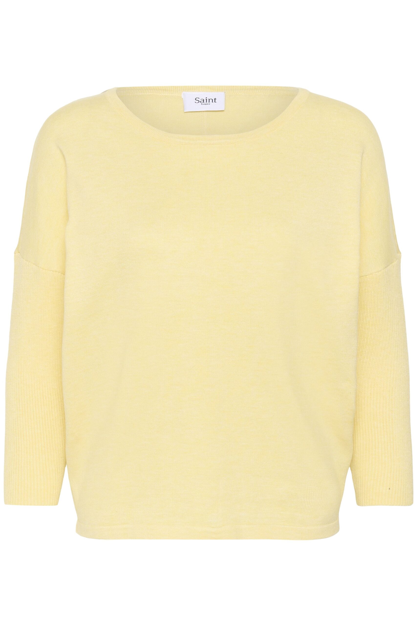 Mila R-Neck Tröja - Pineapple Slice Melange - Bild 3