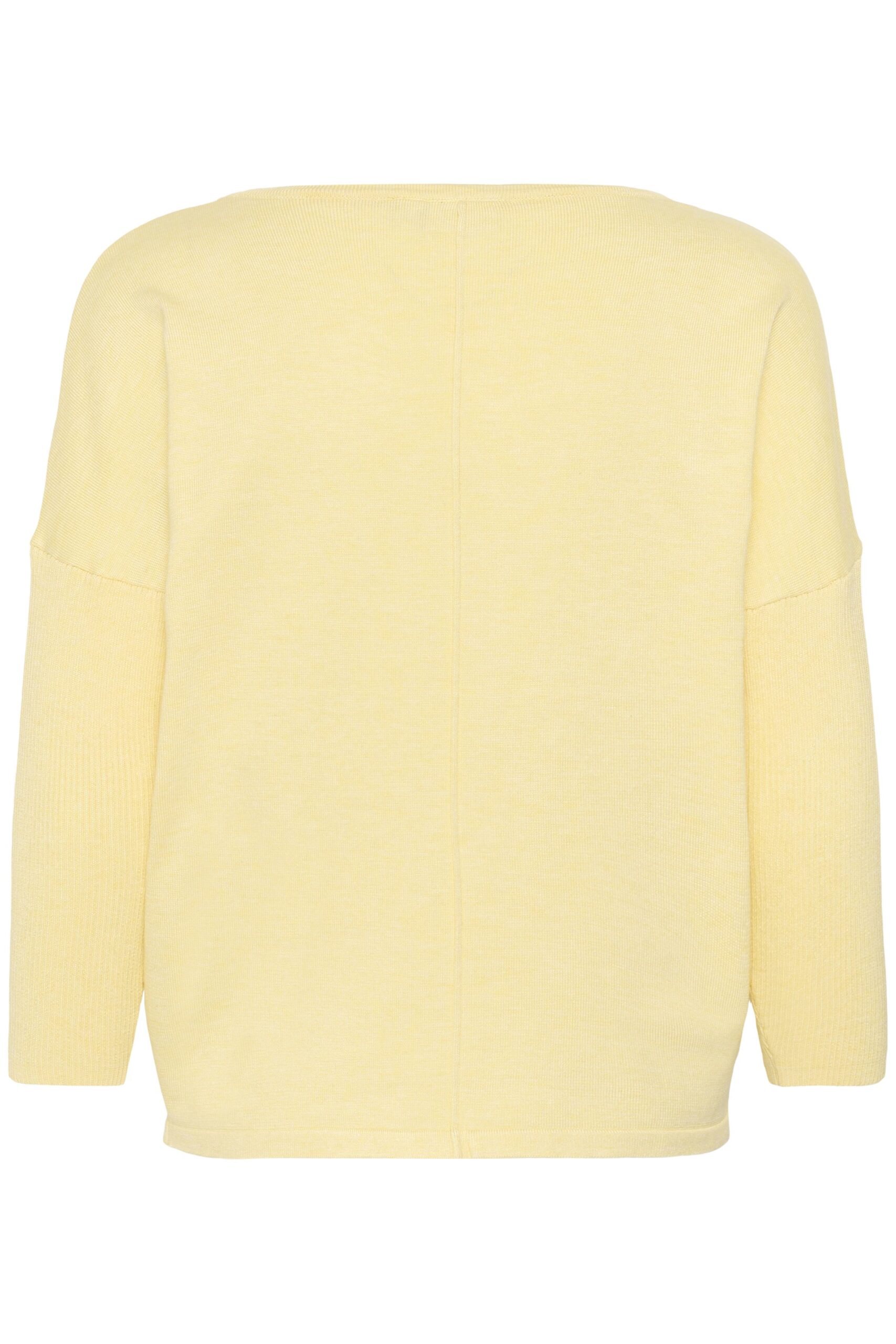 Mila R-Neck Tröja - Pineapple Slice Melange - Bild 4