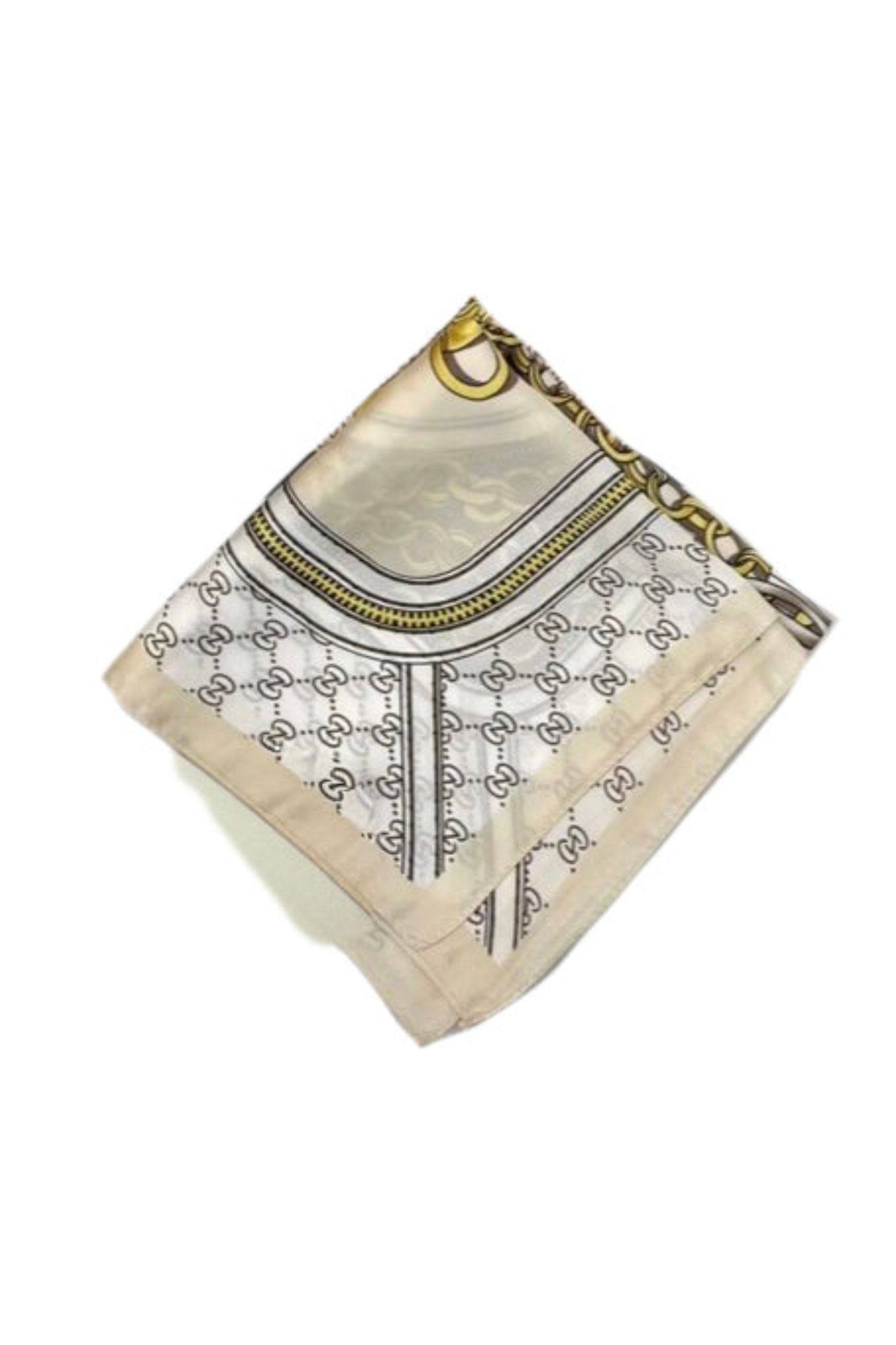 Scarf Kedjemönster - Beige - Bild 2