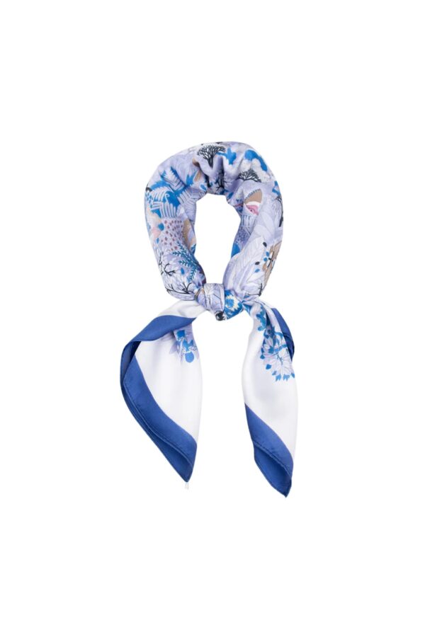 Scarf Småblomster – Blå