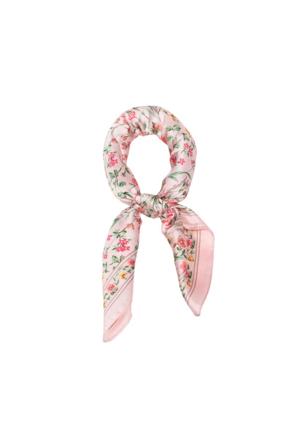 Scarf Småblomster – Ljusrosa
