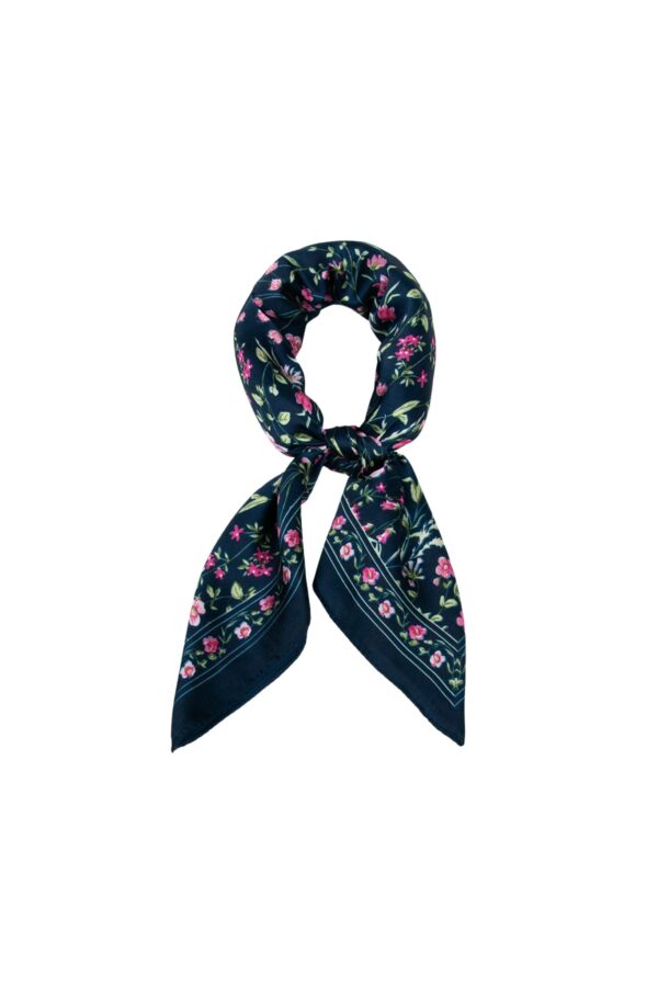 Scarf Småblomster – Marinblå