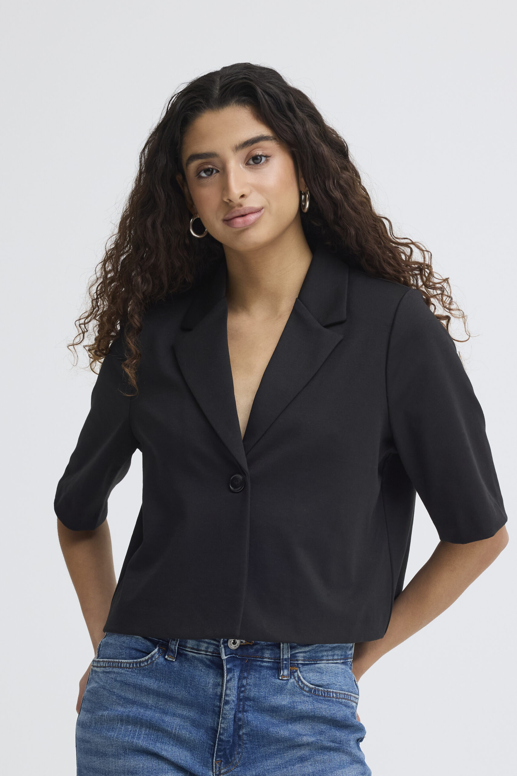 Kate SS Kort Kavaj - Svart - Bild 2