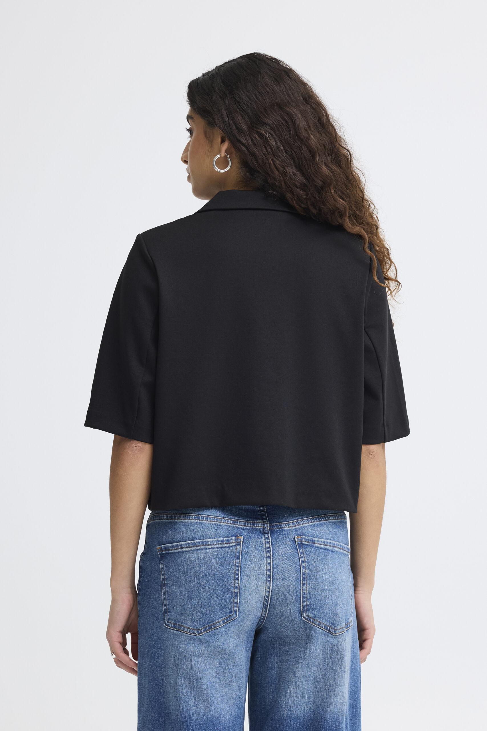 Kate SS Kort Kavaj - Svart - Bild 4