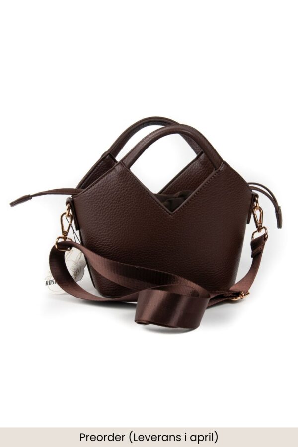 Jana Handväska med axelrem – Mörkbrun