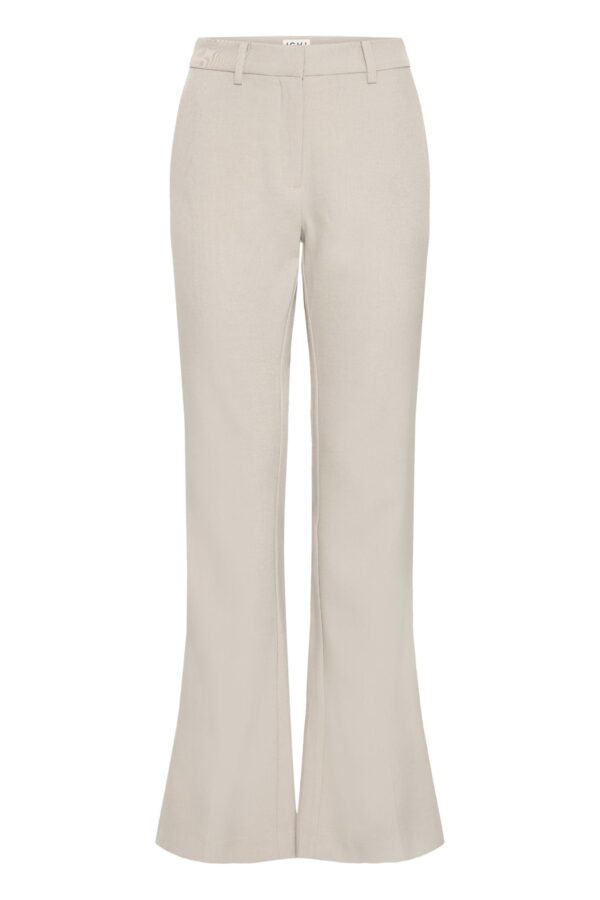 Fava Flared Byxa – Dove Melange