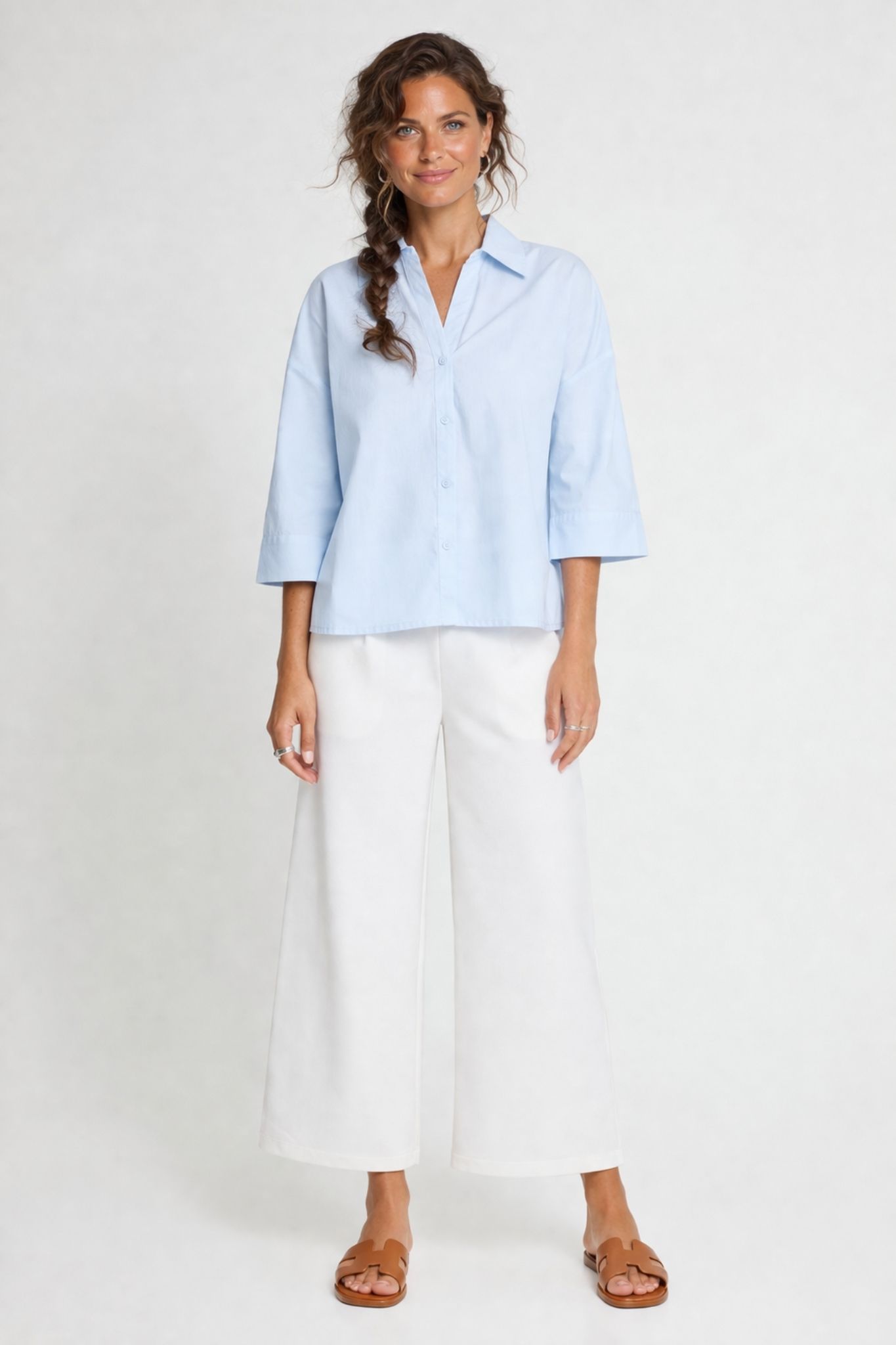 Luanne Skjortblus - Floaty Blue - Bild 2