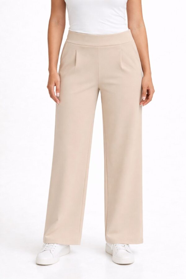 Kate Lång Vid Byxa – Doeskin