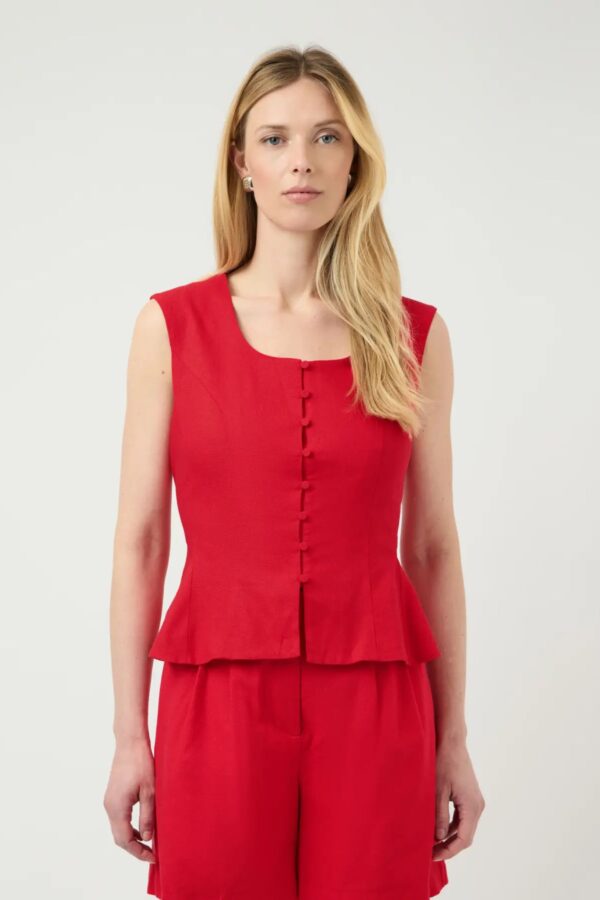 Lirma SL Topp – Poinsettia