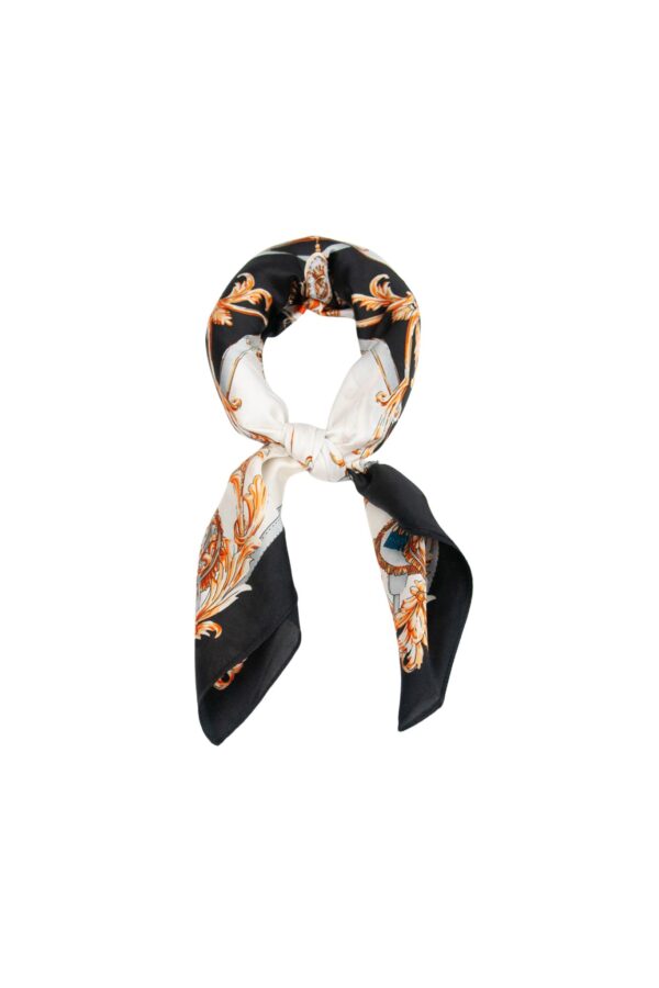 Scarf Kedjemönster – Svart/Guld