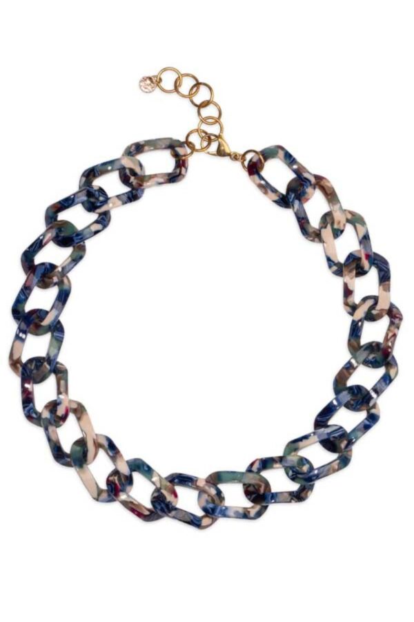 Donna Halsband – Blå Mix