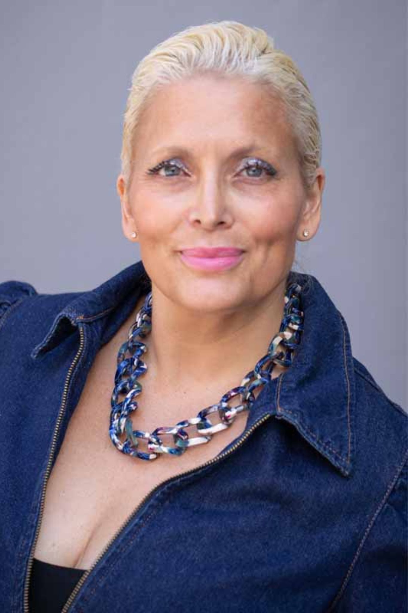 Donna Halsband - Blå Mix - Bild 4