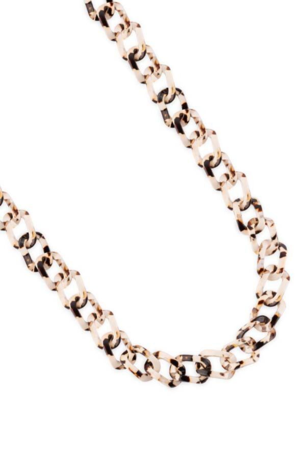 Donna Långt Halsband – Beige Mix
