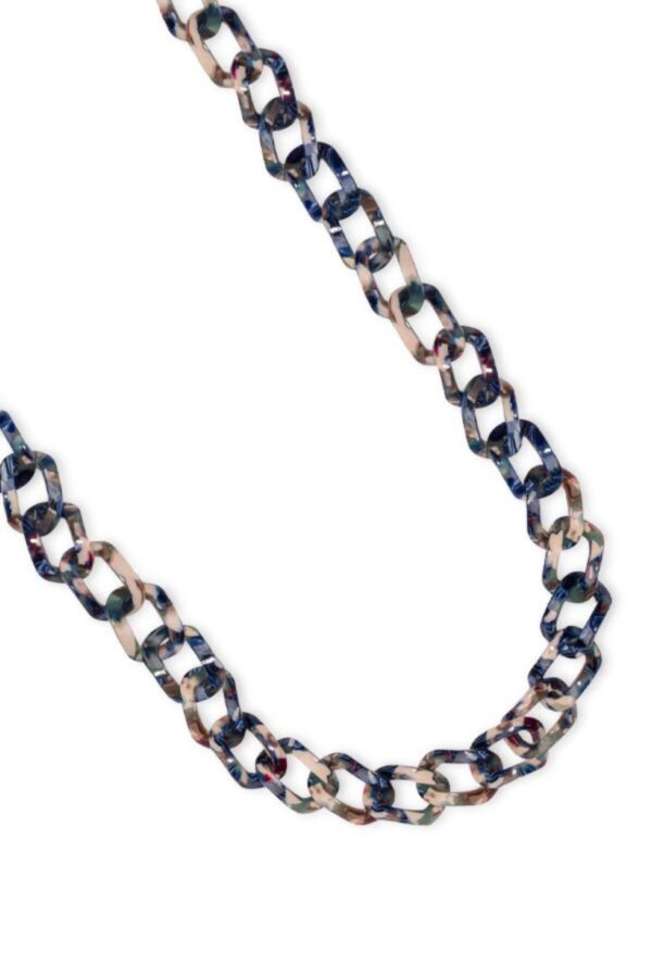 Donna Långt Halsband – Blå Mix