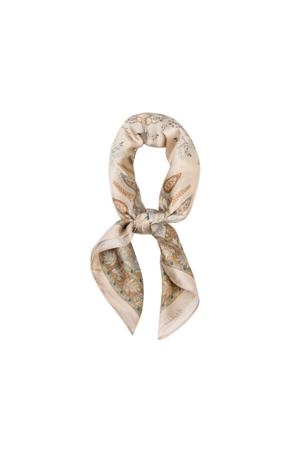 Scarf Kedjemönster – Beige