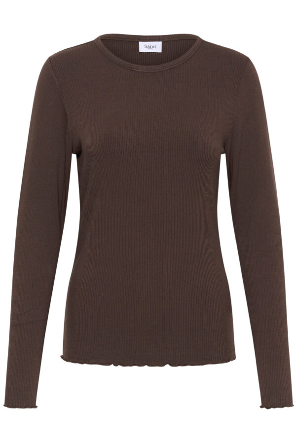 Olalia LS Topp – Chocolate Brown