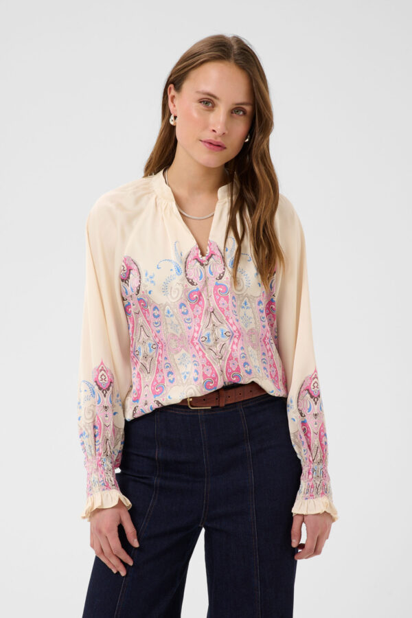 Surya LS Blus – Boarder Paisley