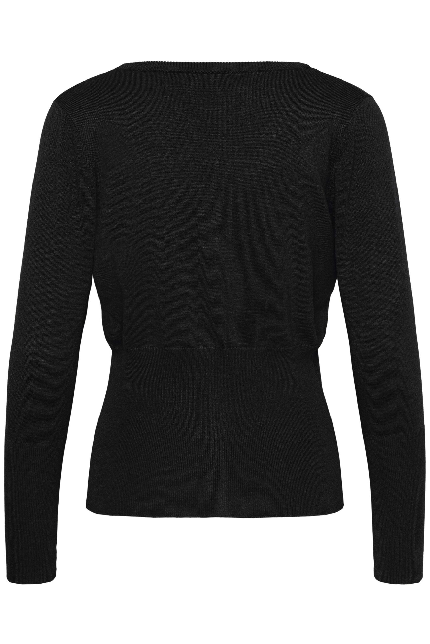 Mila Slim Cardigan - Svart - Bild 5