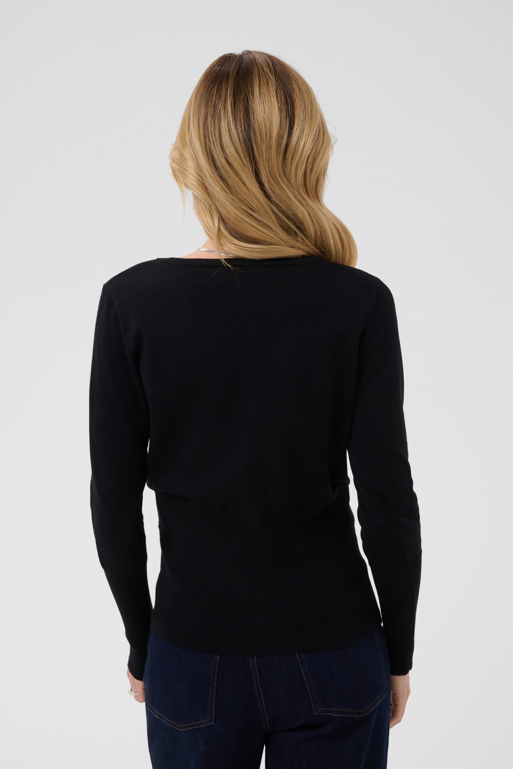 Mila Slim Cardigan - Svart - Bild 3