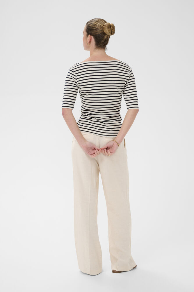 Liddy Boatneck Topp - Chalk/Midnight Marine Stripes - Bild 5