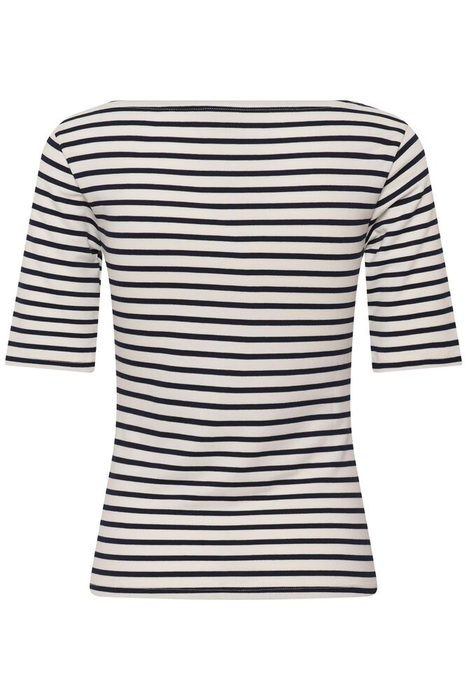Liddy Boatneck Topp - Chalk/Midnight Marine Stripes - Bild 2