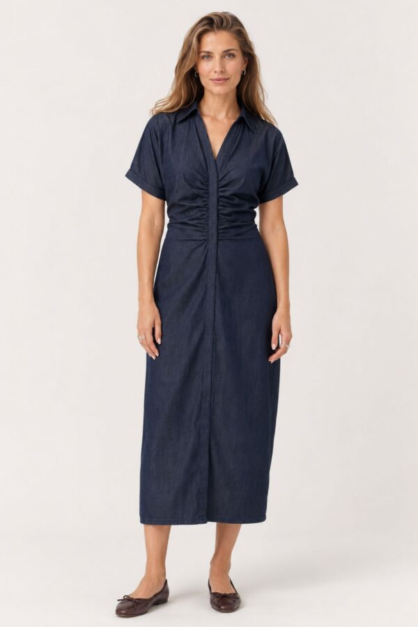 Filio SS Klänning – Indigo