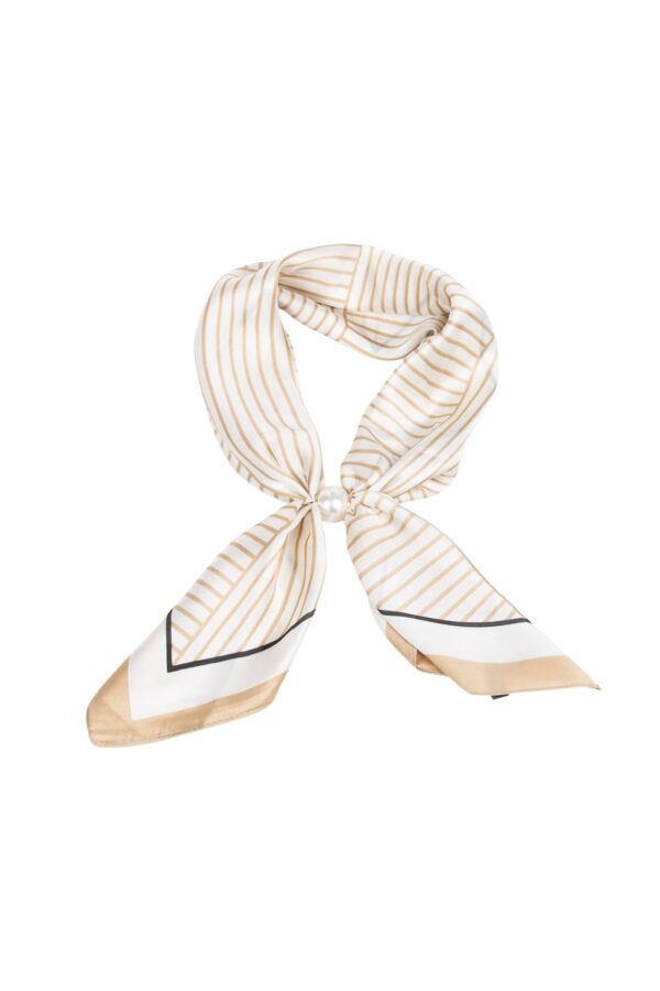 Scarf med magnet – Beige