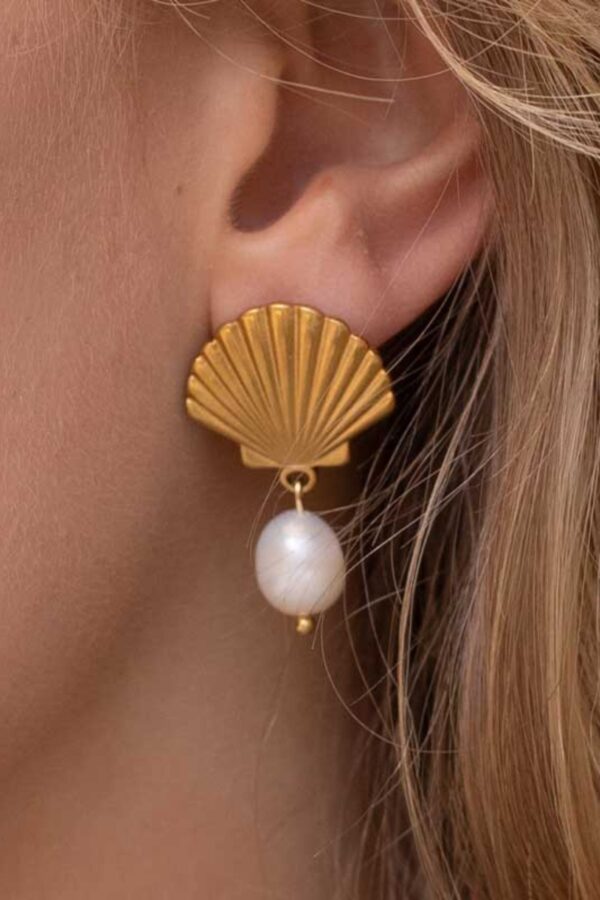 Shell Örhängen – Pearl