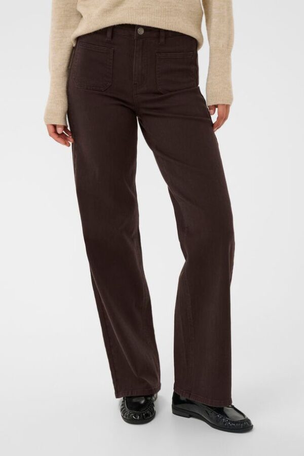 Brook HW Reg Fit Jeans – Coffee Bean