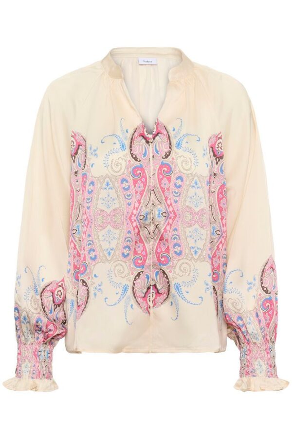 Surya LS Blus – Boarder Paisley