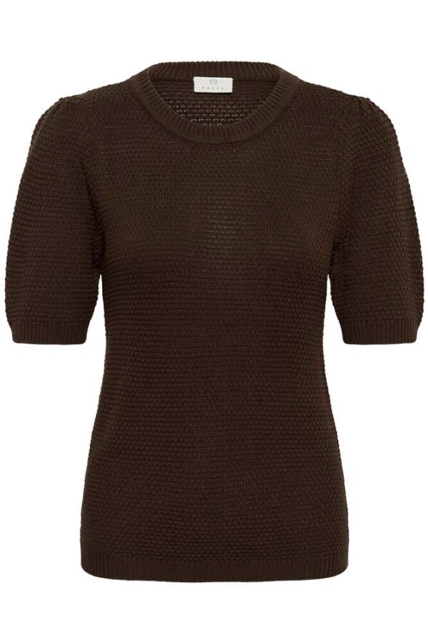 Vivan Stickad Topp – Coffee Bean