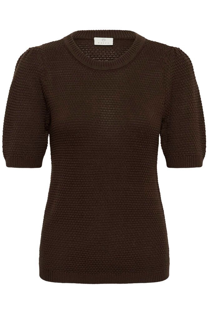 Vivan Stickad Topp - Coffee Bean