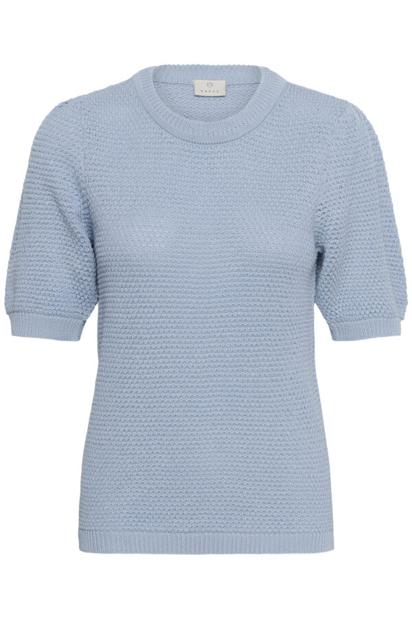 Vivan Stickad Topp – Blue Fog
