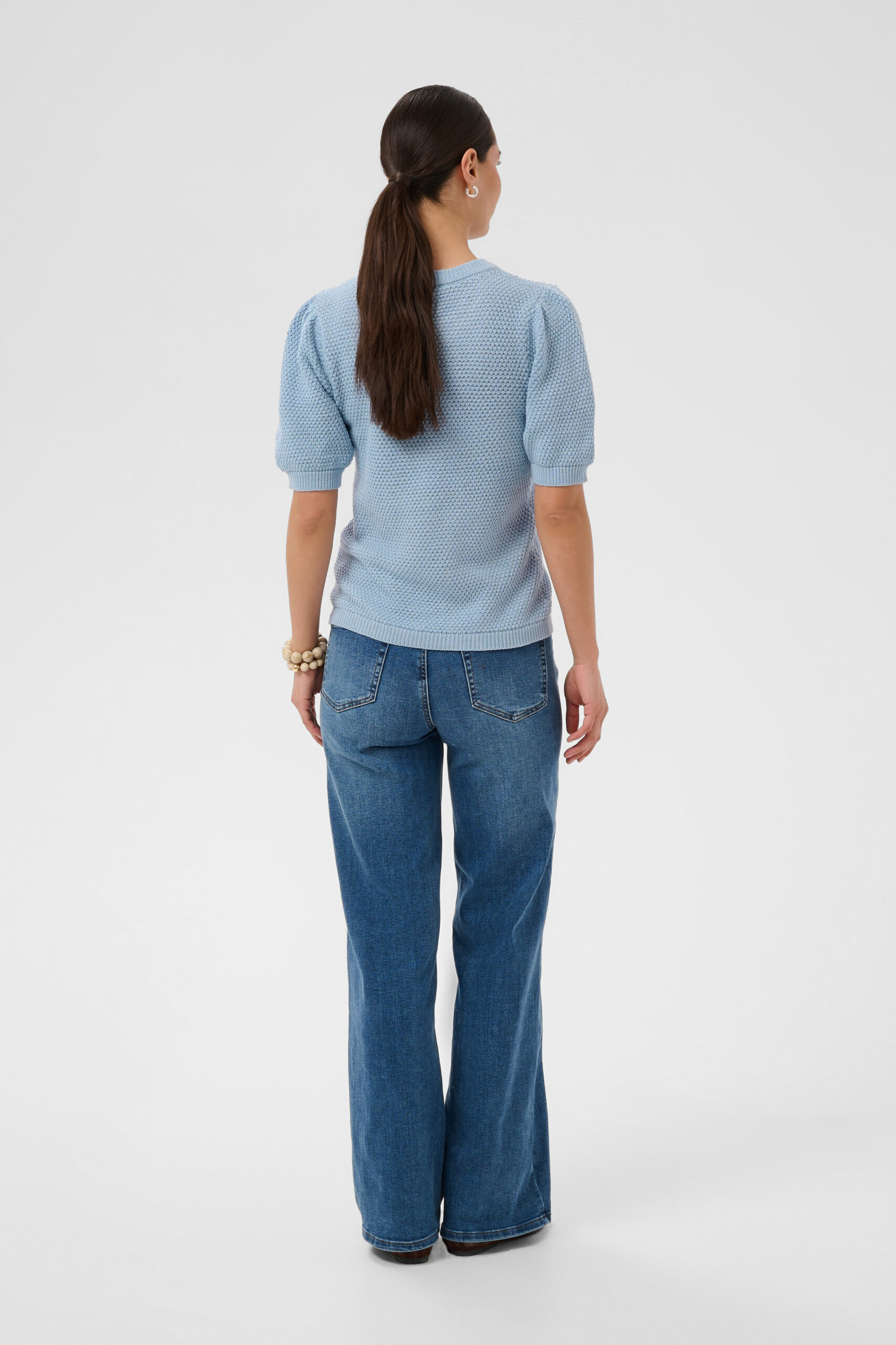 Vivan Stickad Topp - Blue Fog - Bild 7