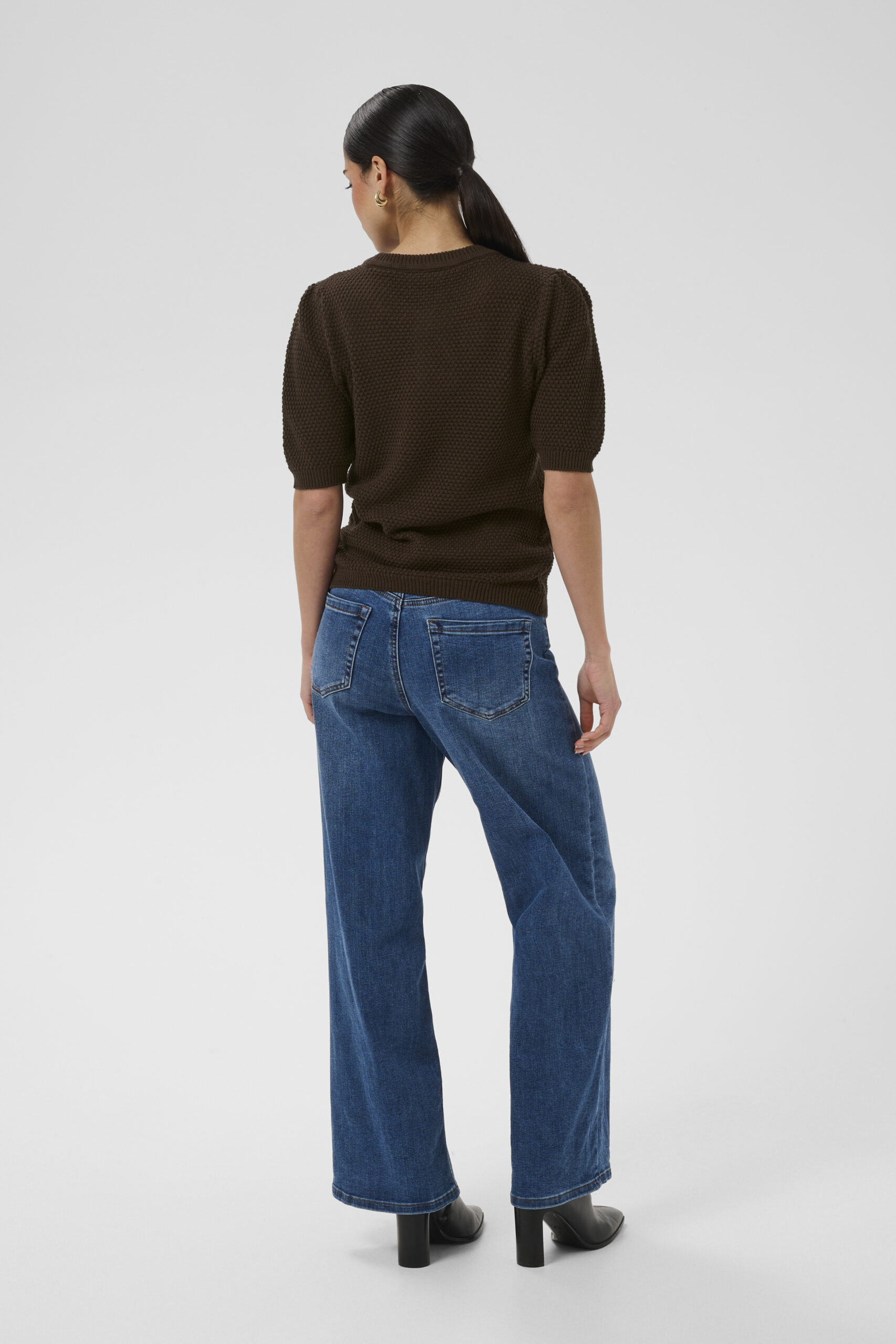 Vivan Stickad Topp - Coffee Bean - Bild 5
