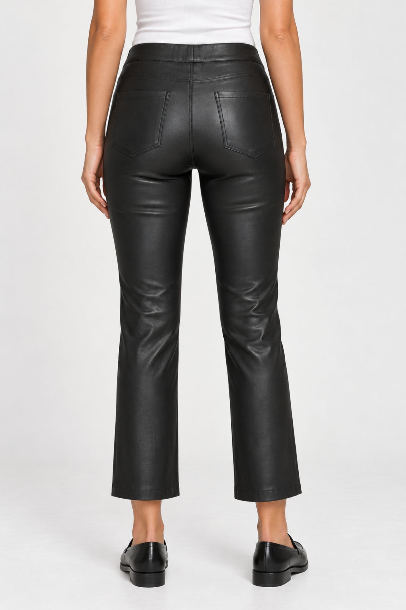 Ada Cropped Jeggings - Svart - Bild 3
