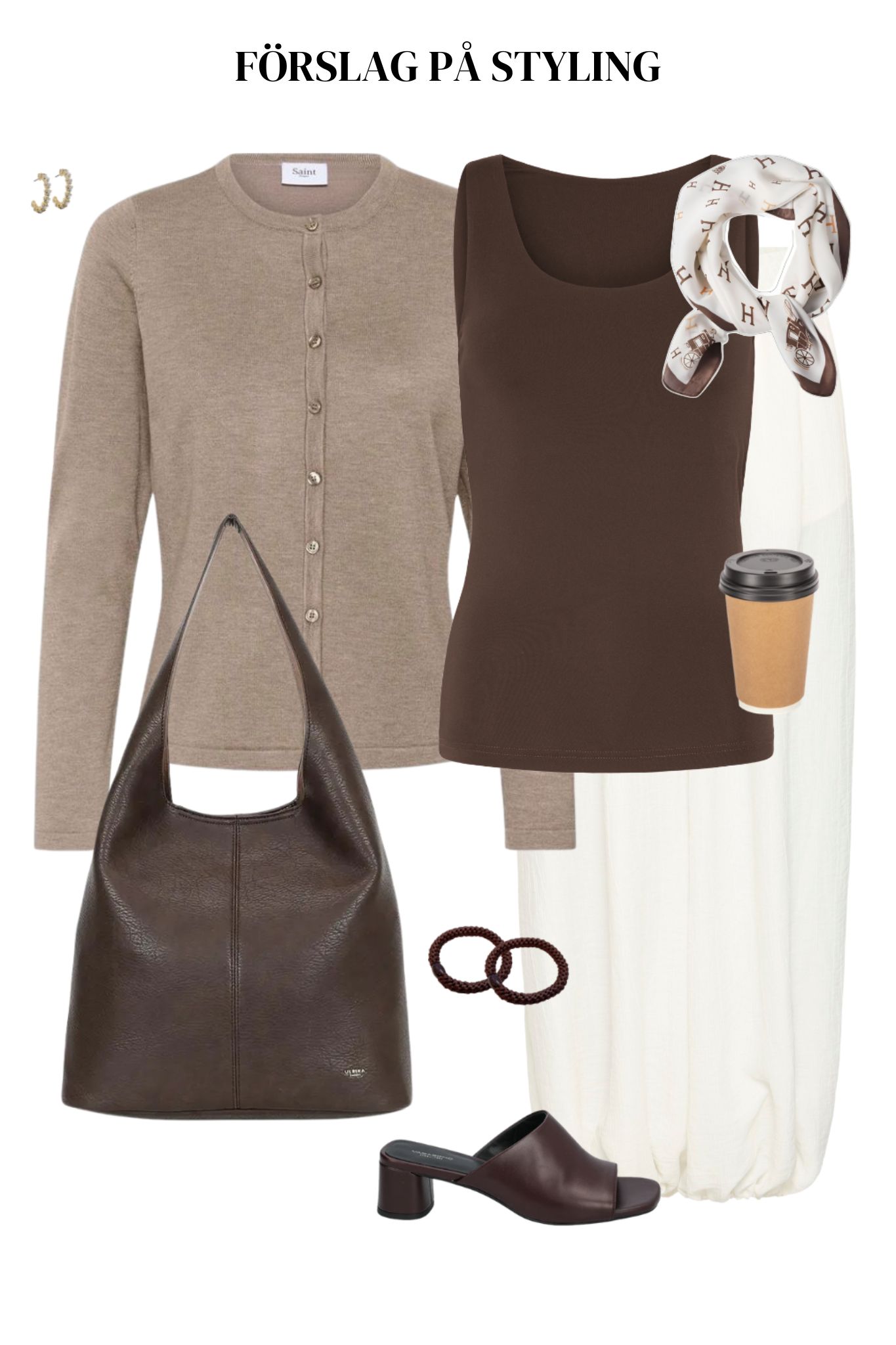 Mila R-neck Cardigan - Atmos Melange - Bild 5