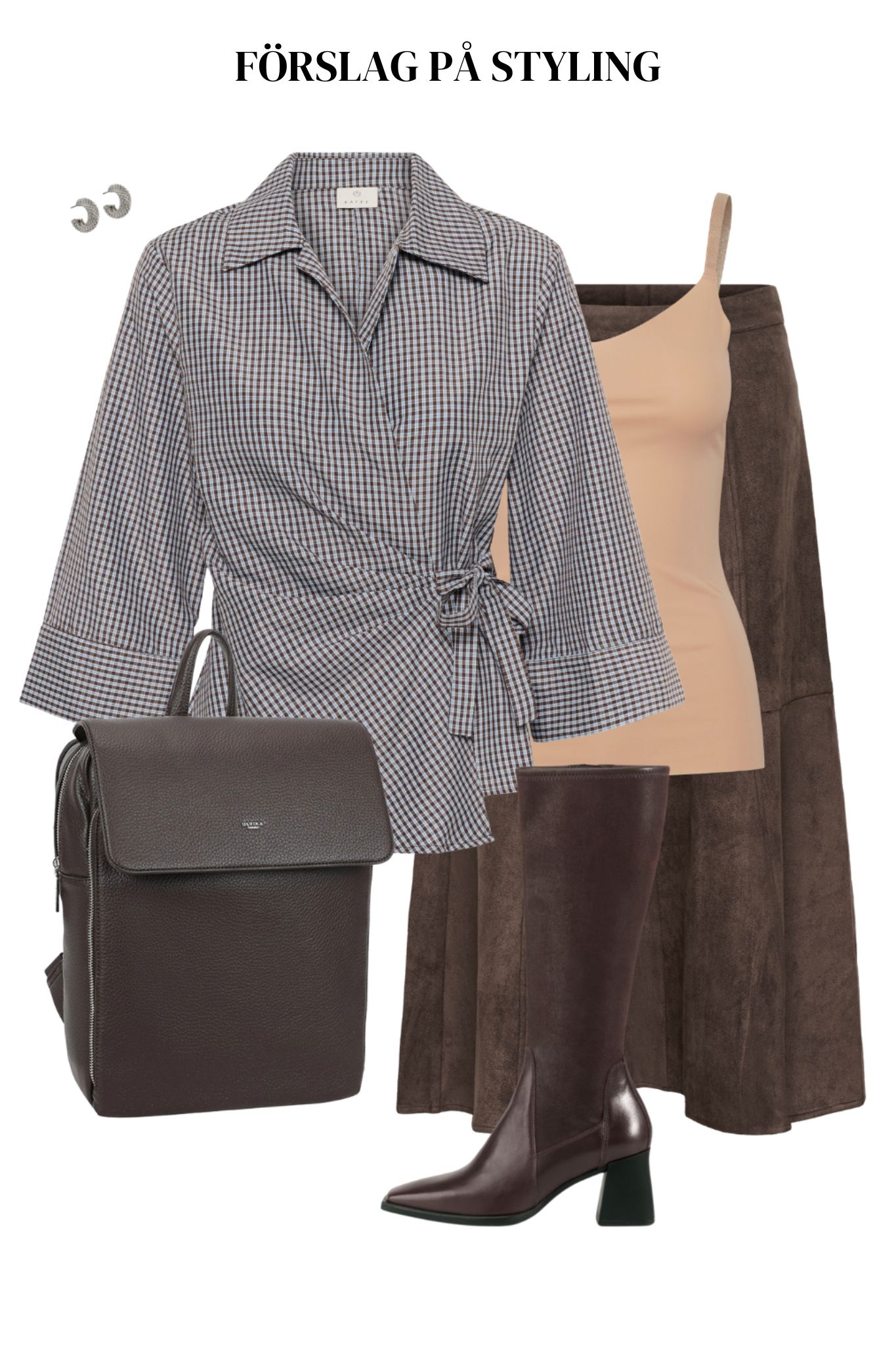 Shadow Midikjol - Chocolate Brown - Bild 19