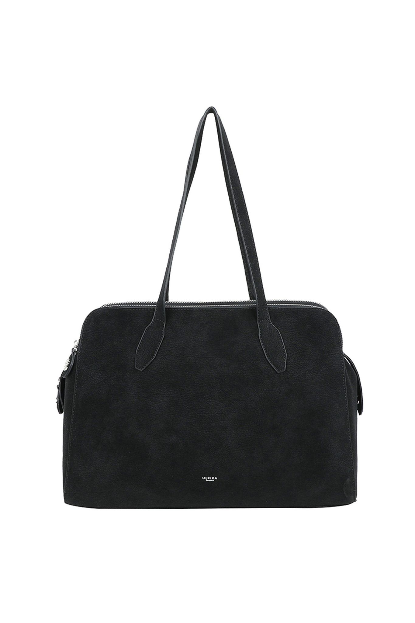 Suede Laptopväska - Svart